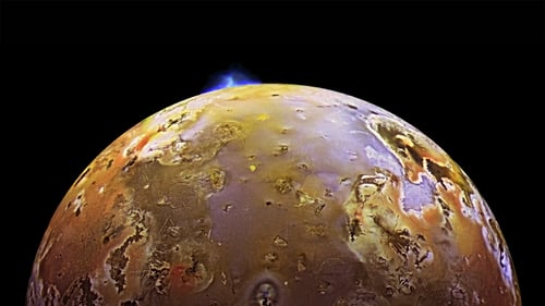 Galileo Sees Io Erupt / NASA