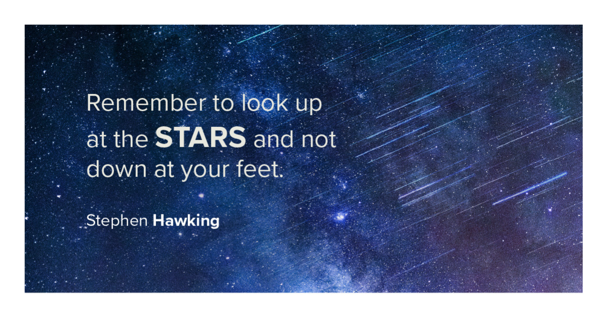 famous Stephen Hawking astronomy quote