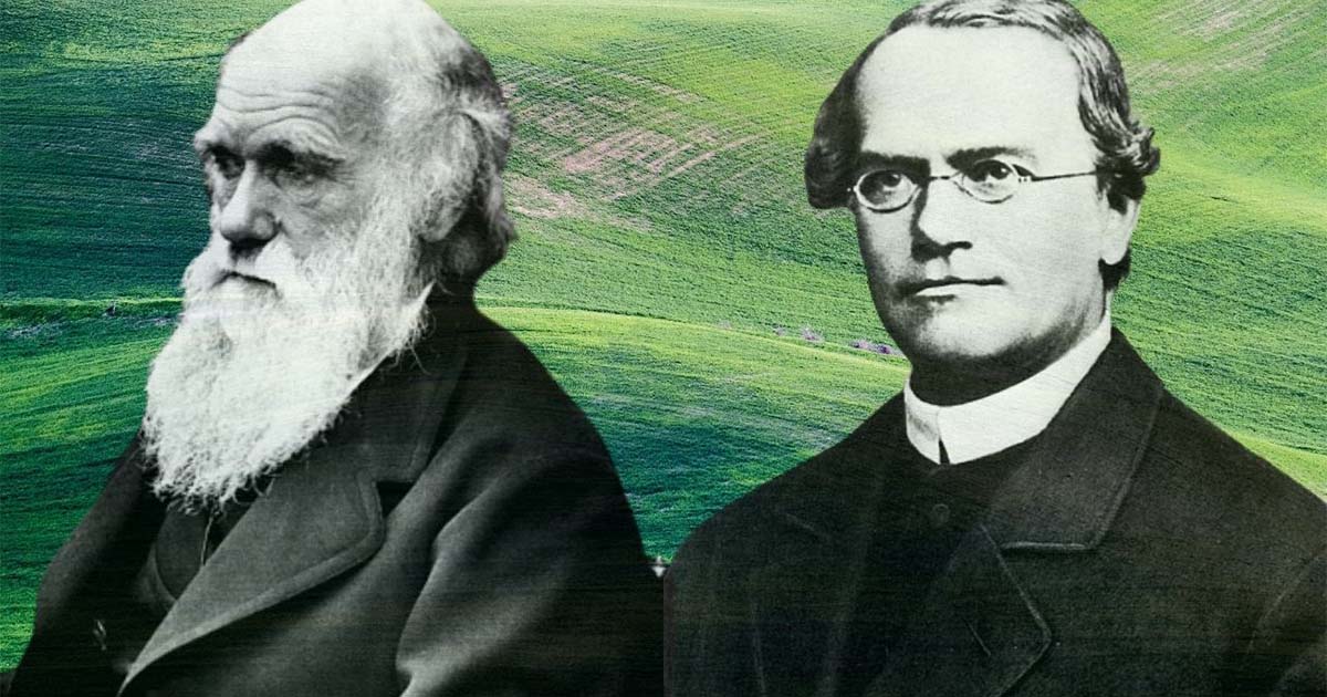 Gregor Mendel and Charles Darwin